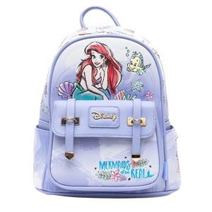 Disney x WondaPop The Little Mermaid - Ariel 11” Vegan Leather Mini Backpack